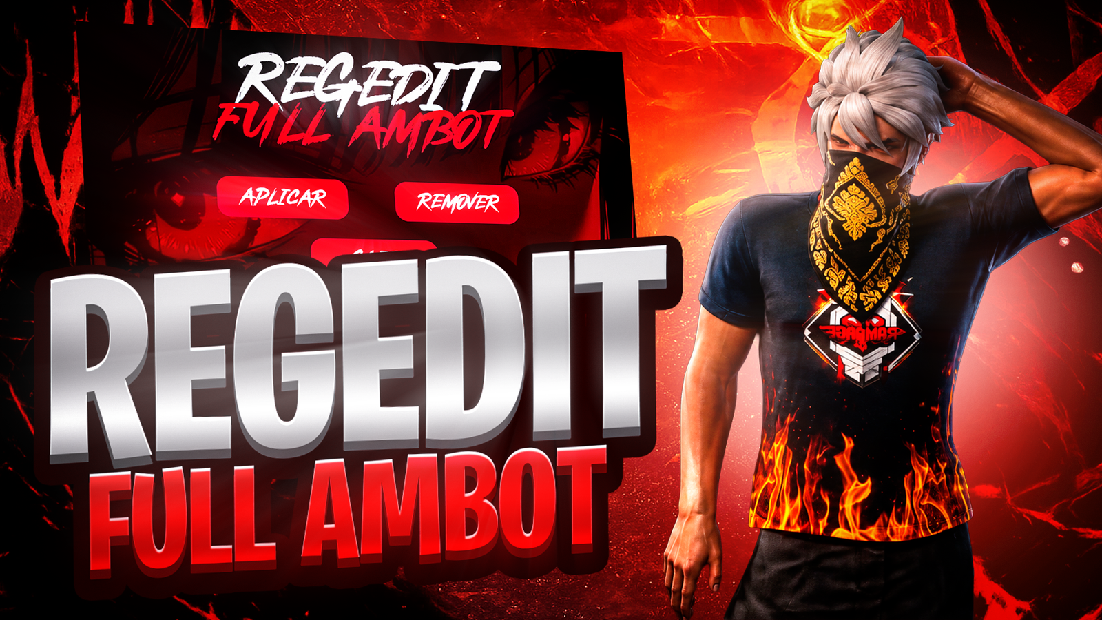 PAINEL REGEDIT EMULADOR FULL AIMBOT